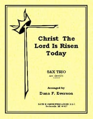 Christ the Lord is Risen Today AAA or SAT Saxophone Trio and Piano cover Thumbnail